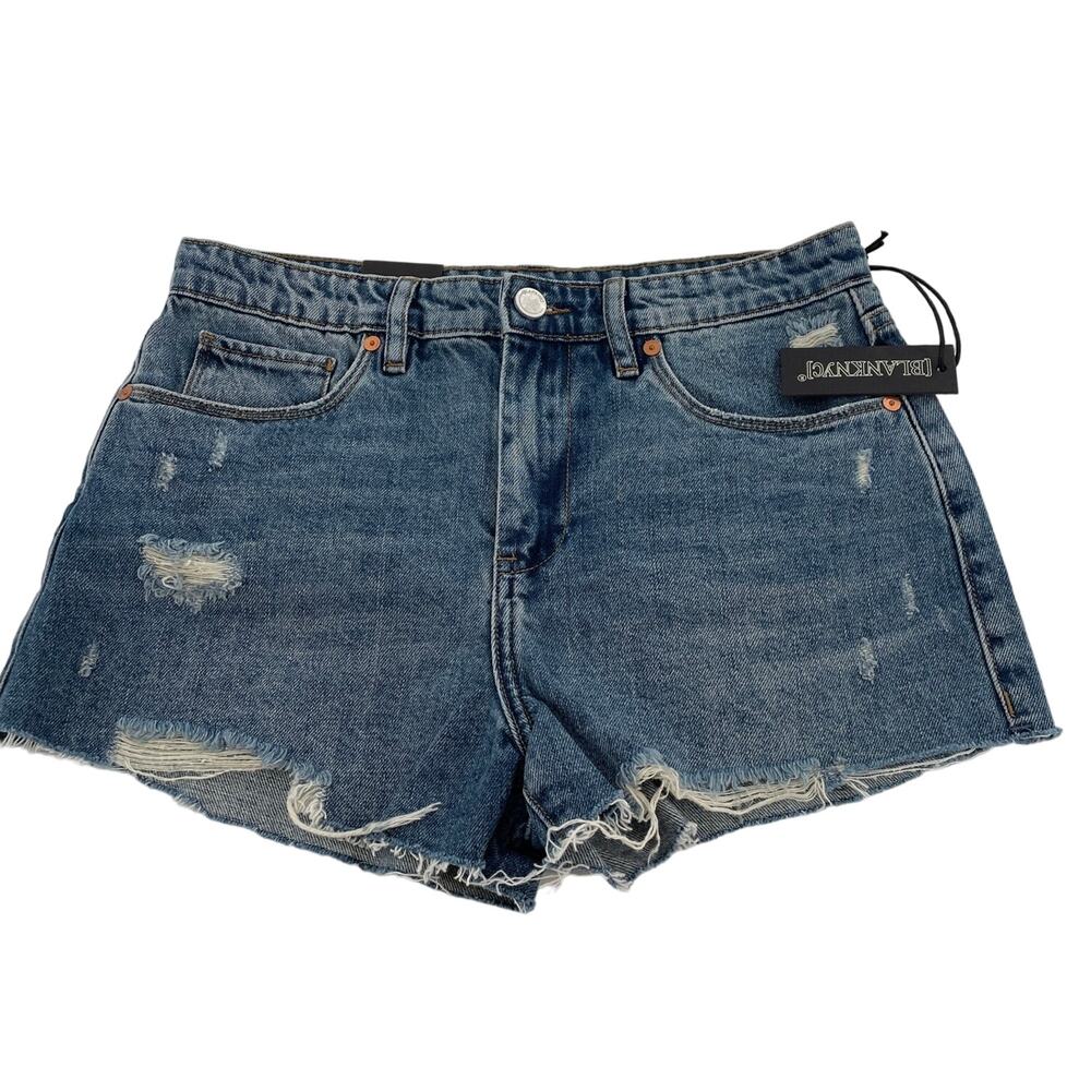 BlankNyc  The Barrow Vintage High-Rise ShortsSize 27 Distressed